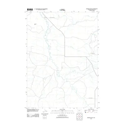 2012 Map of Fremont Butte, 2012 Print