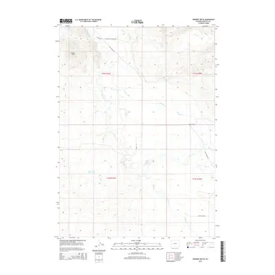 2015 Map of Fremont Butte, 2015 Print