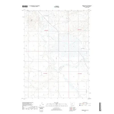 2017 Map of Fremont Butte, 2017 Print