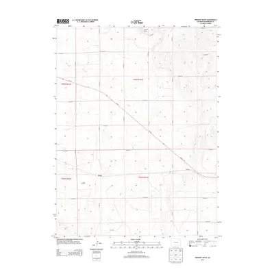 2013 Map of Fremont Butte, 2013 Print
