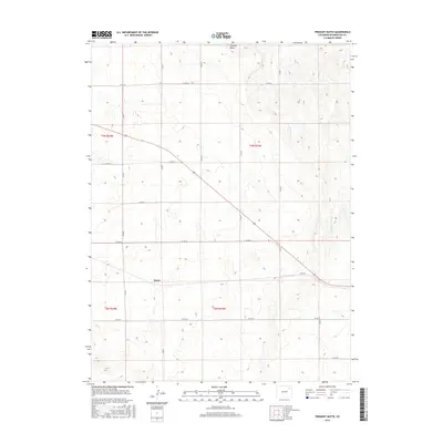 2016 Map of Fremont Butte, 2016 Print