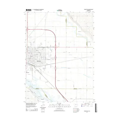 2014 Map of Fremont East, 2014 Print
