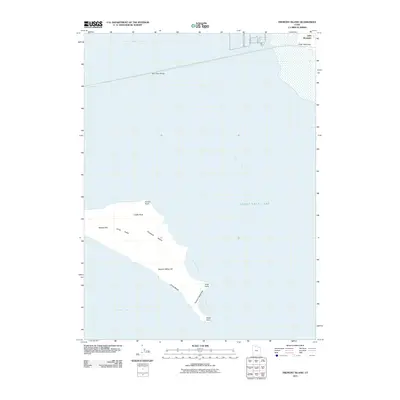 2011 Map of Fremont Island, 2011 Print