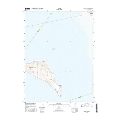 2017 Map of Fremont Island, 2017 Print