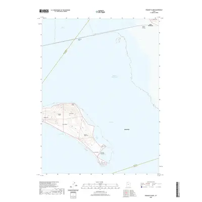 2020 Map of Fremont Island, 2020 Print