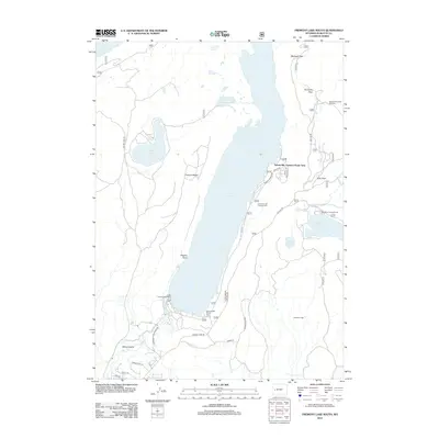 2012 Map of Fremont Lake South, 2012 Print