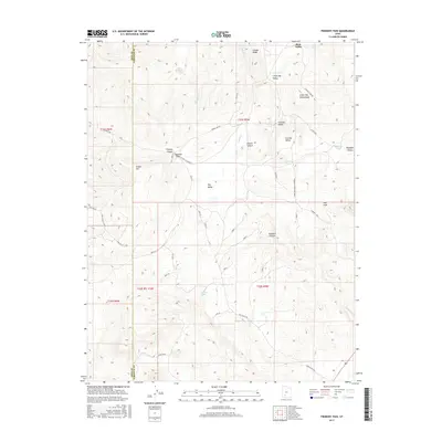 2017 Map of Fremont Pass, 2017 Print