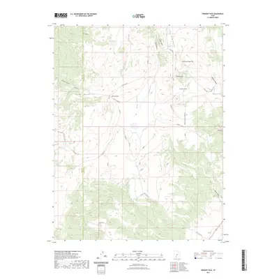 2023 Map of Fremont Pass, 2023 Print