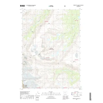 2018 Map of Fremont Peak North, 2018 Print