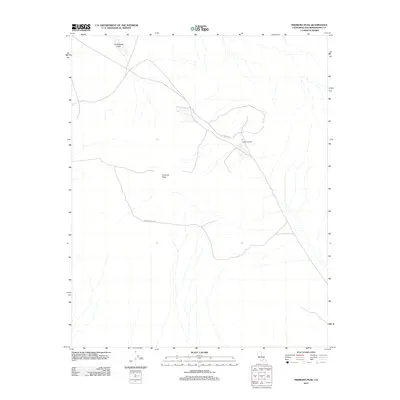 2012 Map of Fremont Peak, 2012 Print