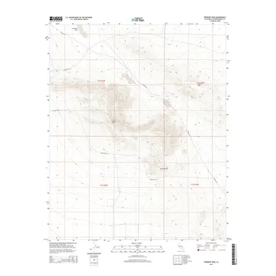 2015 Map of Fremont Peak, 2015 Print