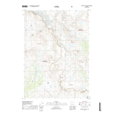 2017 Map of Fremont Peak South, 2017 Print