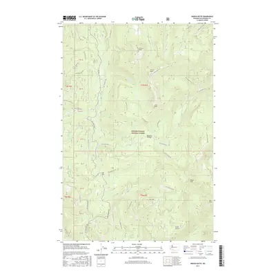 2017 Map of French Butte, 2017 Print
