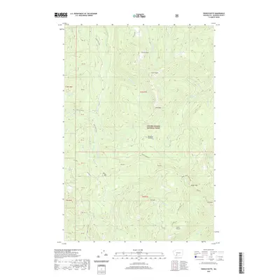 2020 Map of French Butte, 2020 Print
