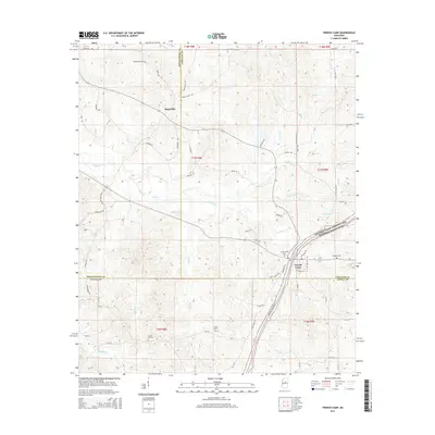 2015 Map of French Camp, 2015 Print