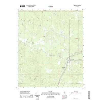 2020 Map of French Camp, 2020 Print