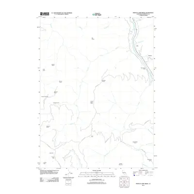 2012 Map of French Camp Ridge, 2012 Print