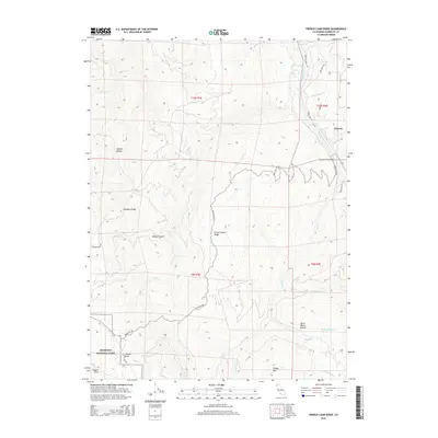 2015 Map of French Camp Ridge, 2015 Print