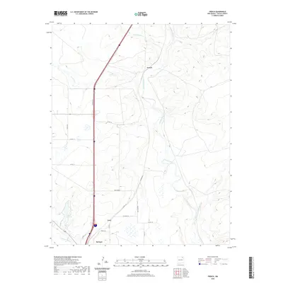 2020 Map of French, 2020 Print