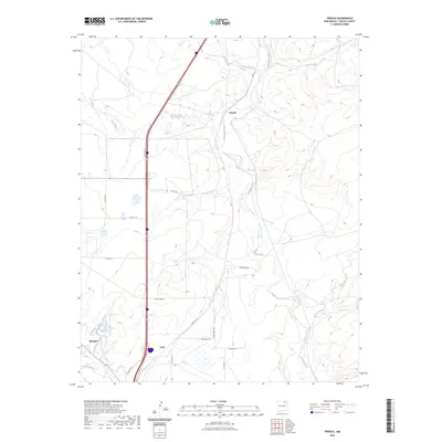 2023 Map of French, 2023 Print
