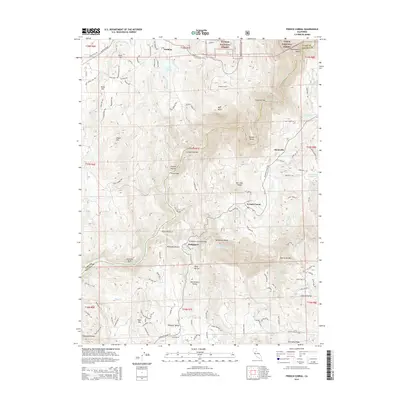 2015 Map of French Corral, 2015 Print