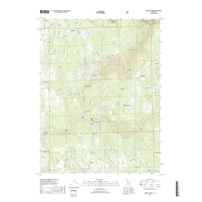 2018 Map of French Corral, 2018 Print
