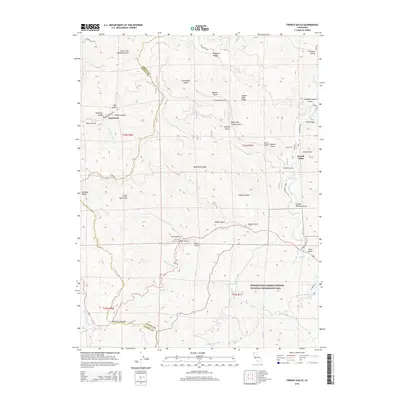 2015 Map of French Gulch, 2015 Print