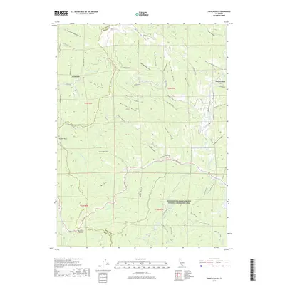 2018 Map of French Gulch, 2018 Print
