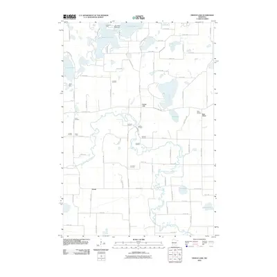 2010 Map of French Lake, 2010 Print