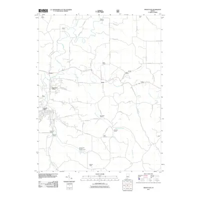 2011 Map of French Lick, 2011 Print
