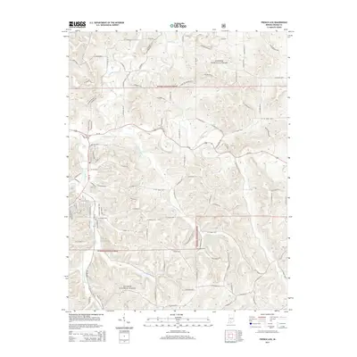 2014 Map of French Lick, 2014 Print