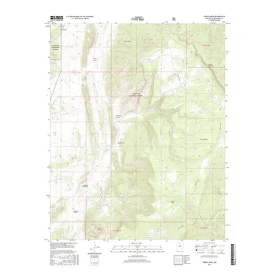 2017 Map of French Mesa, 2017 Print