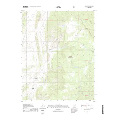 2020 Map of French Mesa, 2020 Print