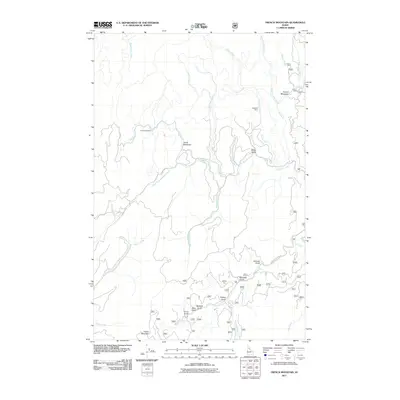 2011 Map of French Mountain, 2011 Print