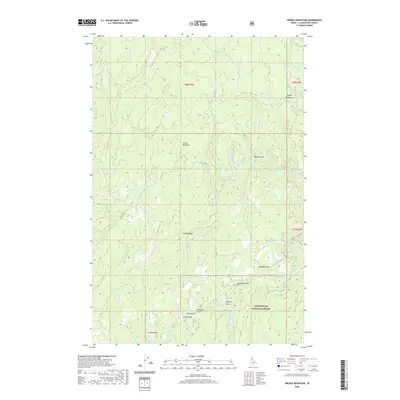 2020 Map of French Mountain, 2020 Print