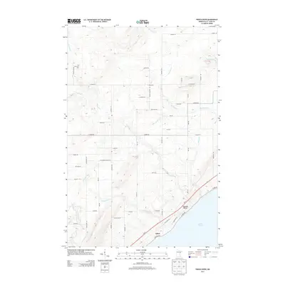 2013 Map of French River, 2013 Print