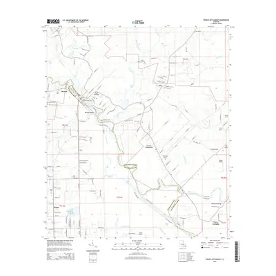 2015 Map of French Settlement, 2015 Print