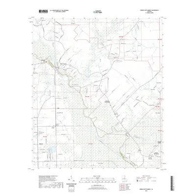 2020 Map of French Settlement, 2020 Print