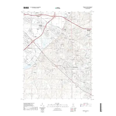 2021 Map of French Village, 2021 Print
