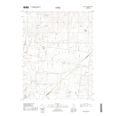 2017 Map of French Village, 2017 Print