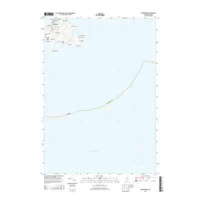 2014 Map of Frenchboro, 2014 Print