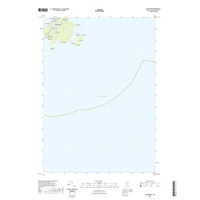 2021 Map of Frenchboro, 2021 Print