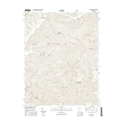 2016 Map of Frenchburg, 2016 Print