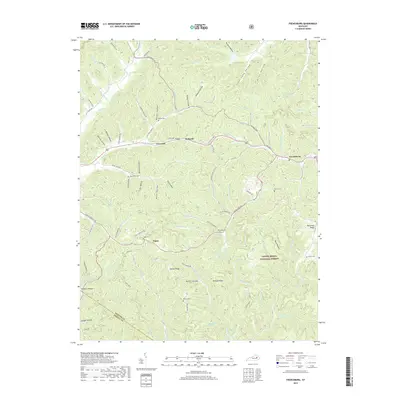 2019 Map of Frenchburg, 2019 Print