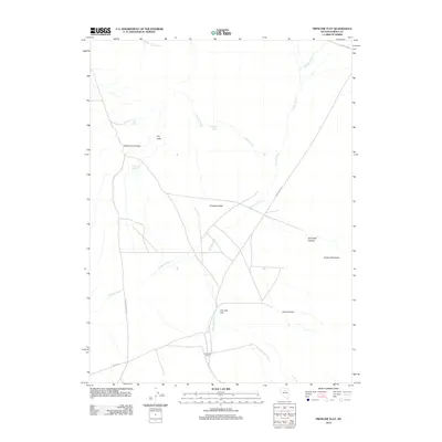 2012 Map of Frenchie Flat, 2012 Print