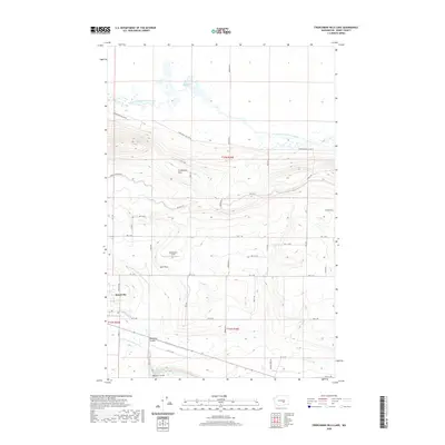 2020 Map of Frenchman Hills Lake, 2020 Print