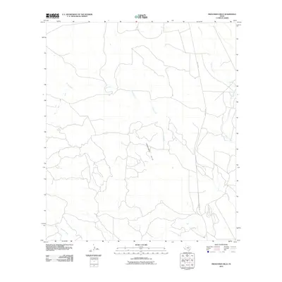 2010 Map of Frenchman Hills, 2010 Print