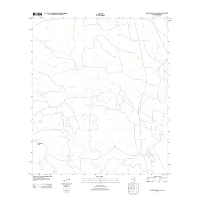 2012 Map of Frenchman Hills, 2012 Print
