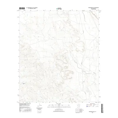 2016 Map of Frenchman Hills, 2016 Print