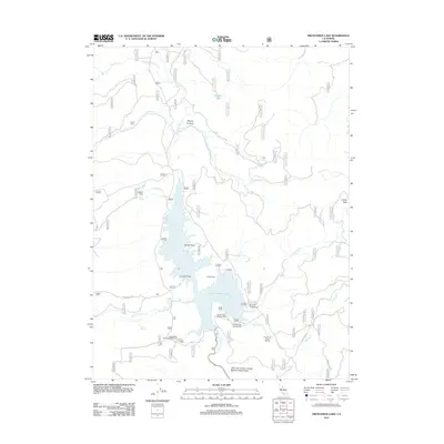 2012 Map of Frenchman Lake, 2012 Print